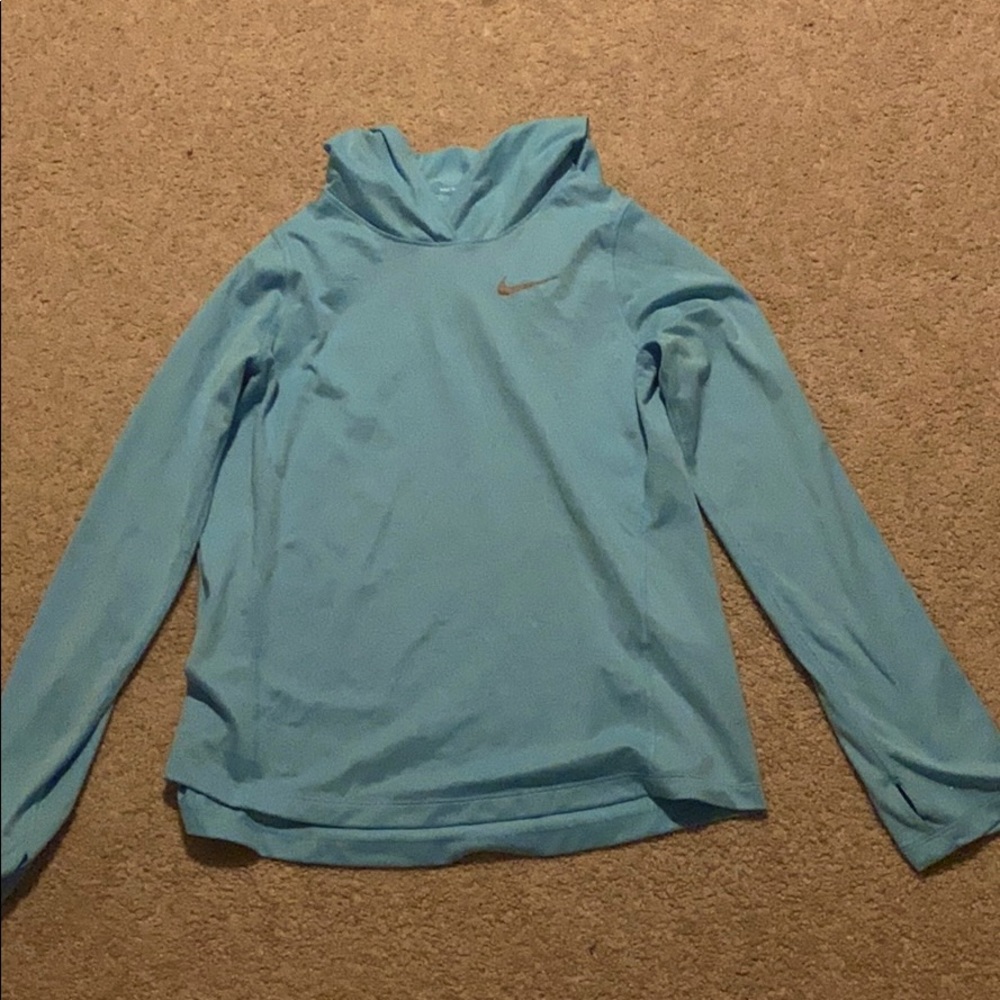 Blue Nike hoodie in great condition